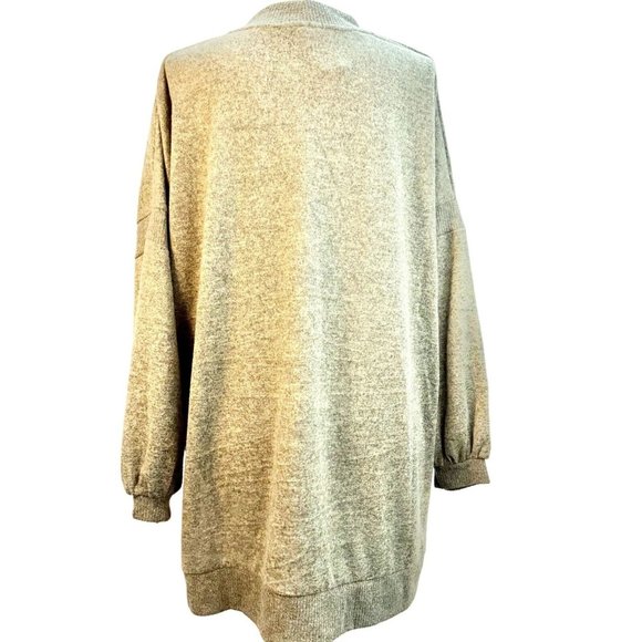 C&C California Sweater Women's 3X Olive Mock Turtleneck Long Sleeve Hi Low Hem L - Picture 4 of 9